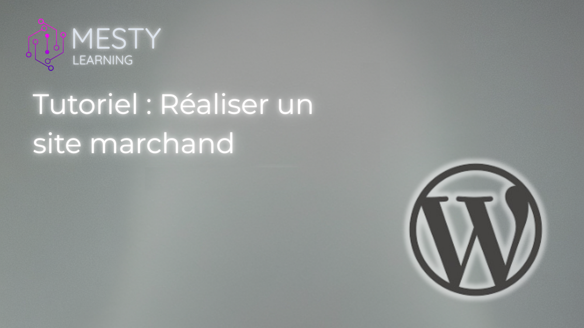 WordPress : Réaliser un site marchand