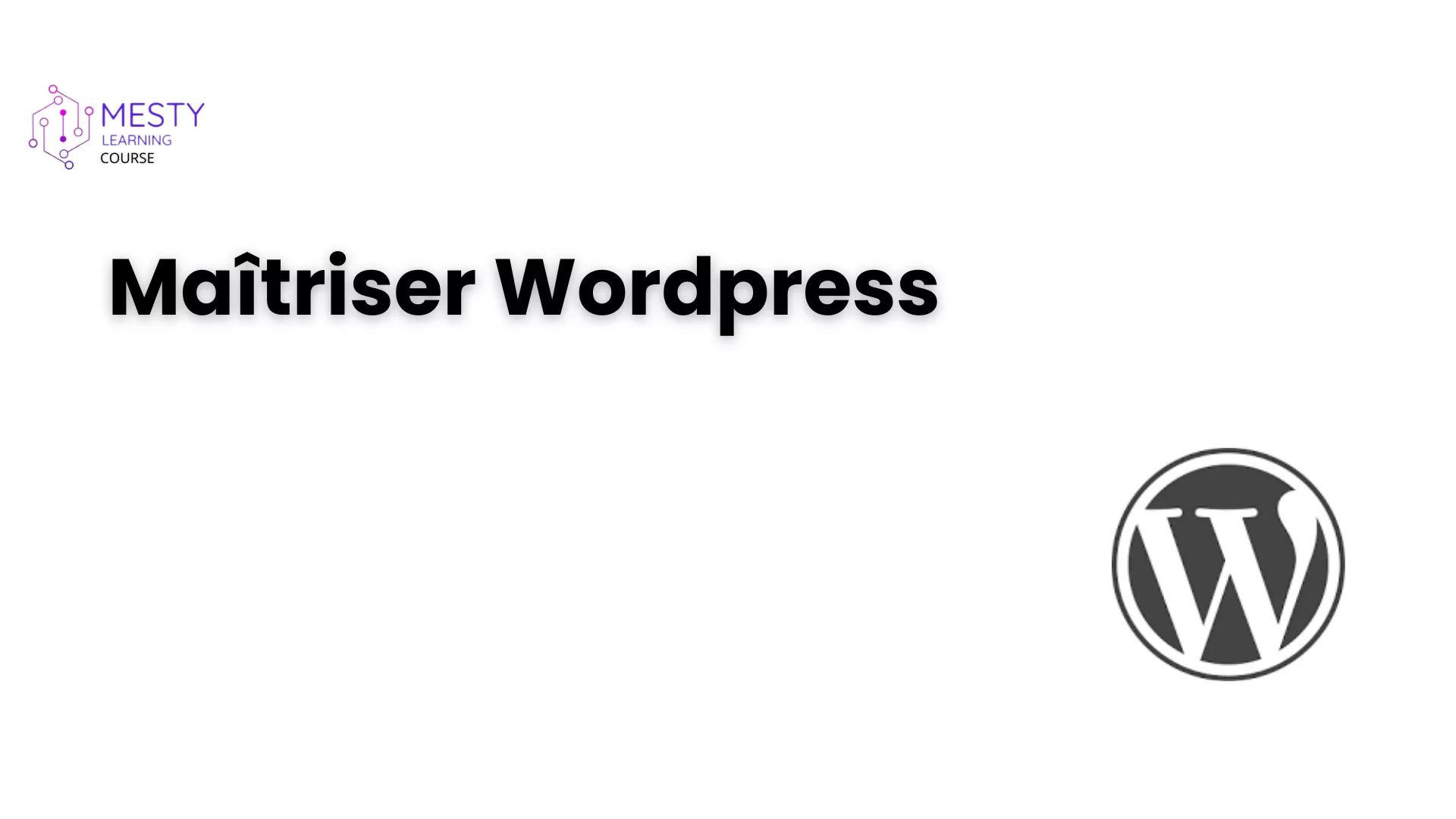 WordPress : Réaliser un site